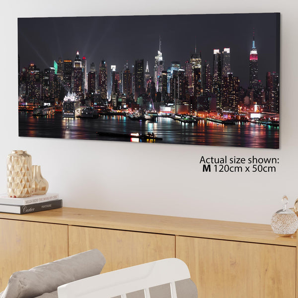 New York City Skyline - Black White Cityscape Canvas