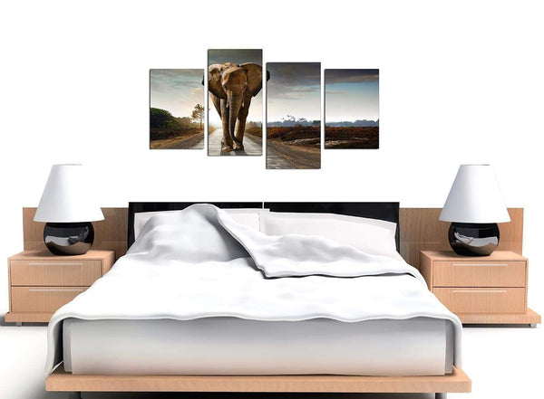Cheap Set of 4 Wildlife Canvas Prints UK 4209
