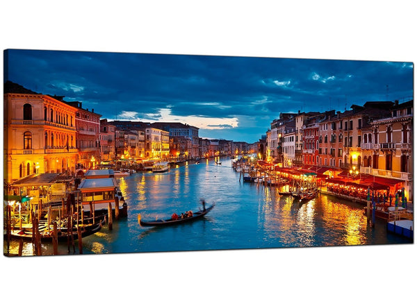 Blue Bedroom Extra Large Canvas of Venice Italy