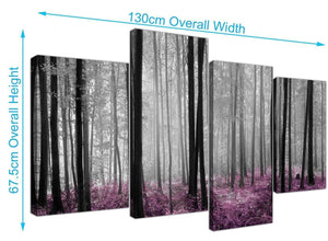 cheap forest woodland trees canvas prints uk black and white 4240