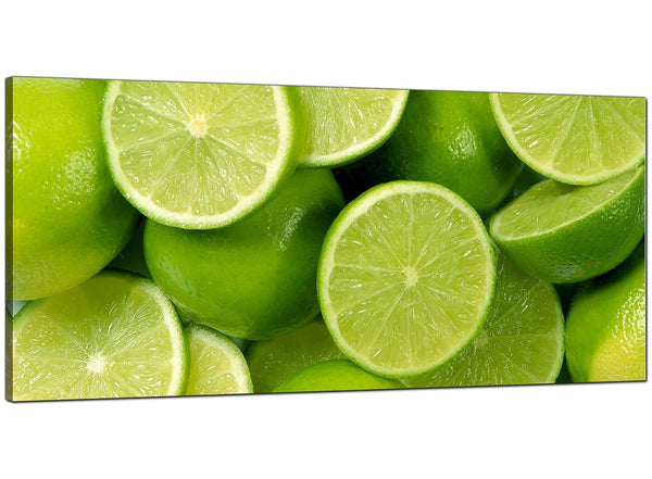 Green Bedroom Large Canvas of Lime