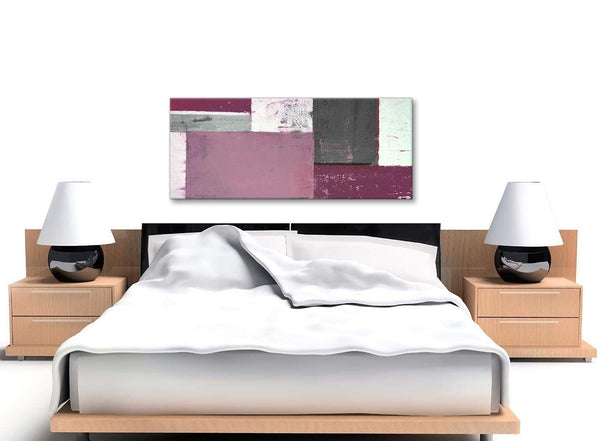 Cheap Plum Gray Abstract Painting Canvas Wall Art Picture Modern 120cm Wide 1342 For Your Dining Room