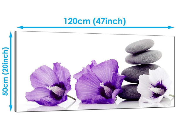 Bedroom Purple Panoramic Canvas of Spa