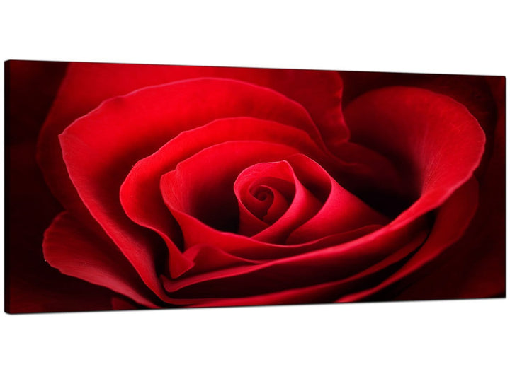 Red Cheap Extra Large Canvas of Rose - 4044