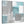Cheap Teal Grey Painting Kitchen Canvas Wall Art Accessories - Abstract 1s377s - 49cm Square Print