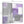 Contemporary Purple Grey Painting Stairway Canvas Wall Art Decorations - Abstract 1s376m - 64cm Square Print