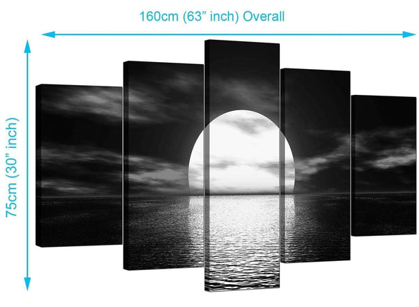 Black and White Seascape