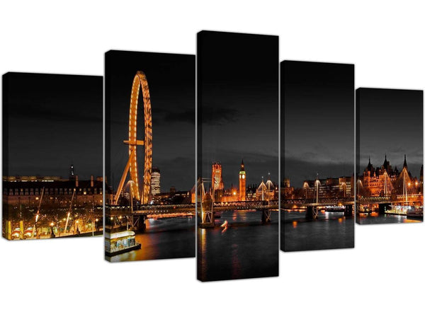 Extra Large Canvas Pictures Living Room Landscape 160cm x 75cm 5186
