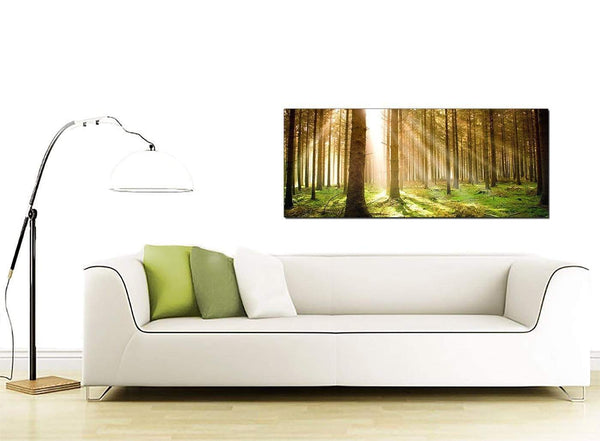 Trees Extra-Large Green Canvas Picture