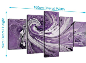 extra large purple and white spiral swirl canvas wall art purple 5270