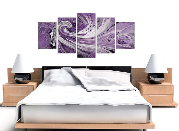 extra large purple purple and white spiral swirl canvas wall art 5270