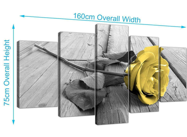 extra large rose canvas wall art black and white 5255