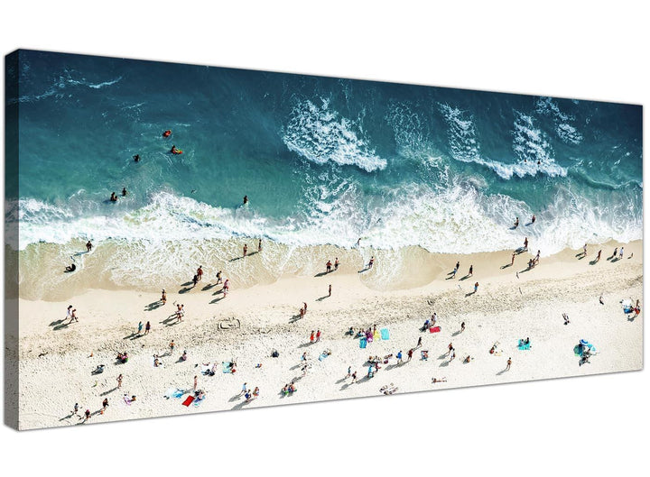 gold coast beach canvas art - 1245