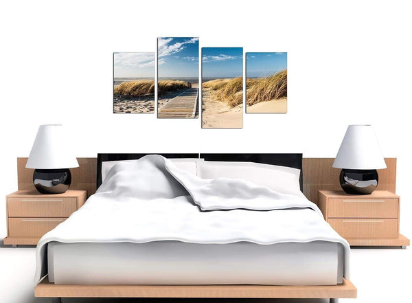Large Set of 4 Seascape Canvas Art 4197