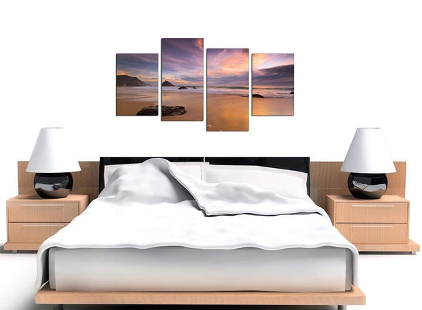 Cheap Set of 4 Seascape Canvas Wall Art 4198