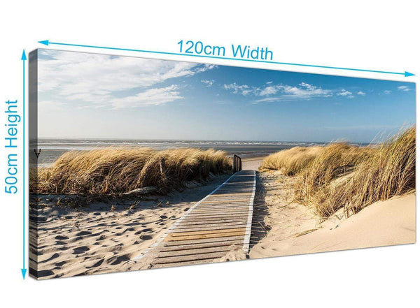Cheap Canvas Prints Beach Panoramic 1197