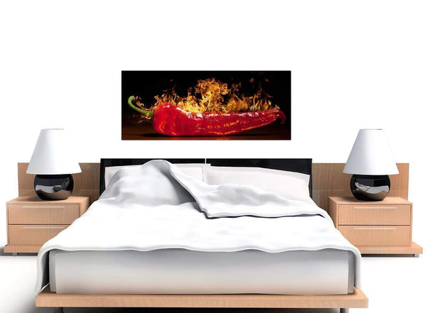 Red Extra Large Canvas of Chilli
