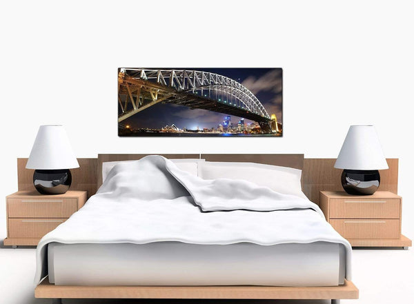 Sydney Habour Bridge Extra-Large Blue Canvas Pictures