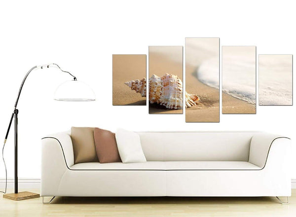 Sea Shells Shore Beach Canvas