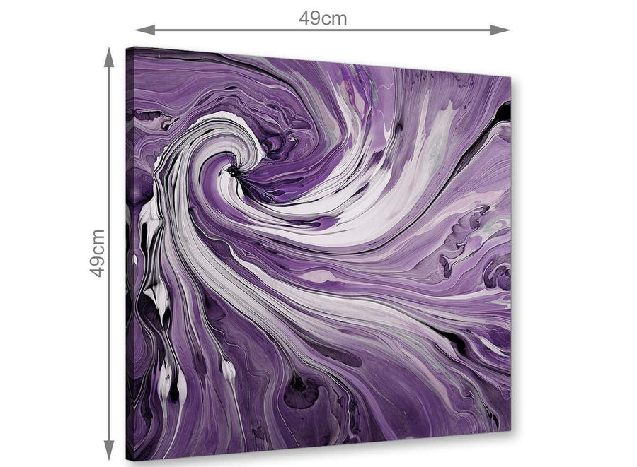 modern wide purple and white spiral swirl canvas wall art purple 1s270s