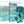 Panoramic Large Turquoise Teal Abstract Painting Wall Art Print Canvas Split 4 Set 4333 For Your Hallway