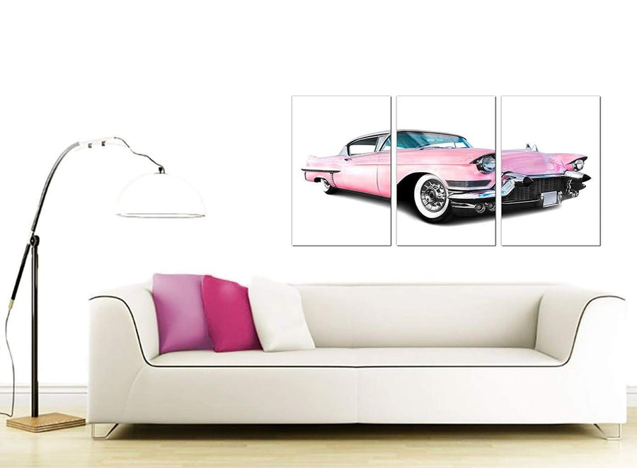 3 Panel Automobile Canvas Pictures 125cm x 60cm 3040
