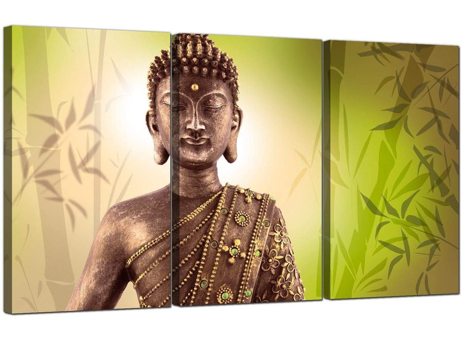 Set of 3 Zen Canvas Art Buddha 3100