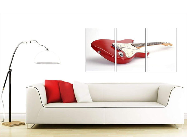 Set of 3 Music Canvas Prints 125cm x 60cm 3007