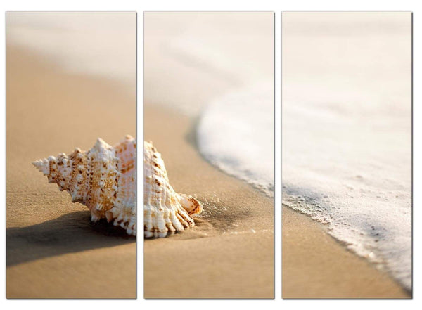 Triptych Beige Landscape Canvas Art Living Room 3146