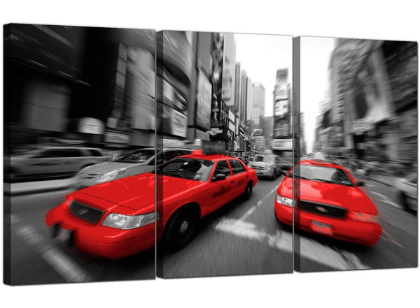 3 Part Cityscape Canvas Prints New York United States 3025