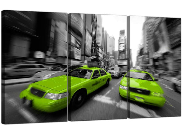Set of 3 Cityscape Canvas Prints UK New York United States 3027
