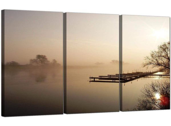 Set of 3 Landscape Canvas Prints UK Countryside 3117