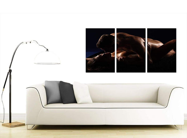 3 Part Erotic Canvas Pictures 125cm x 60cm 3133