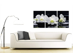 3 Panel Flower Canvas Prints 125cm x 60cm 3051