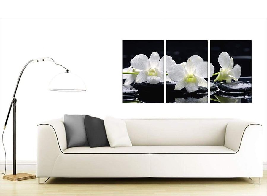 3 Panel Flower Canvas Prints 125cm x 60cm 3051