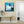 Teal White Painting Abstract Living Room Canvas Pictures Accessories 1s432l - 79cm Square Print