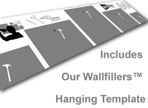 Wallfillers 5 Part Hanging Template