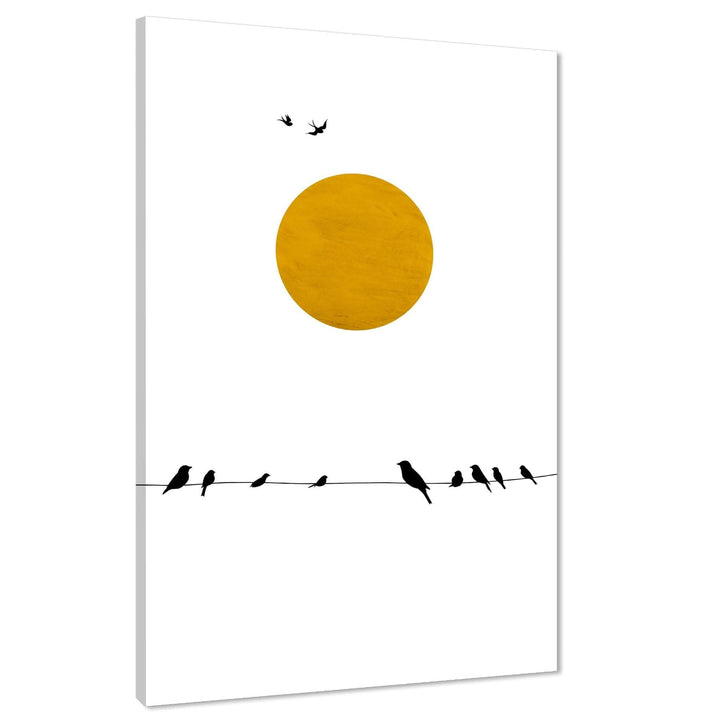 Birds Framed Art Prints - Orange Black - 1RP938M