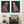 Kinship - Pink Green Unique Maximalist Framed Canvas - Set of 2
