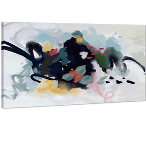 Abstract Multi Coloured Illustration Canvas Art Prints