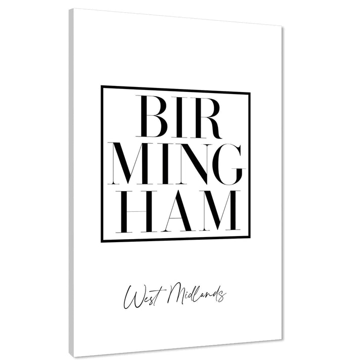 Birmingham Canvas Art Pictures Cities Black and White - 1RP1254M