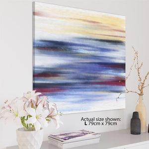 Abstract Multi Coloured Brush Strokes Canvas Art Prints