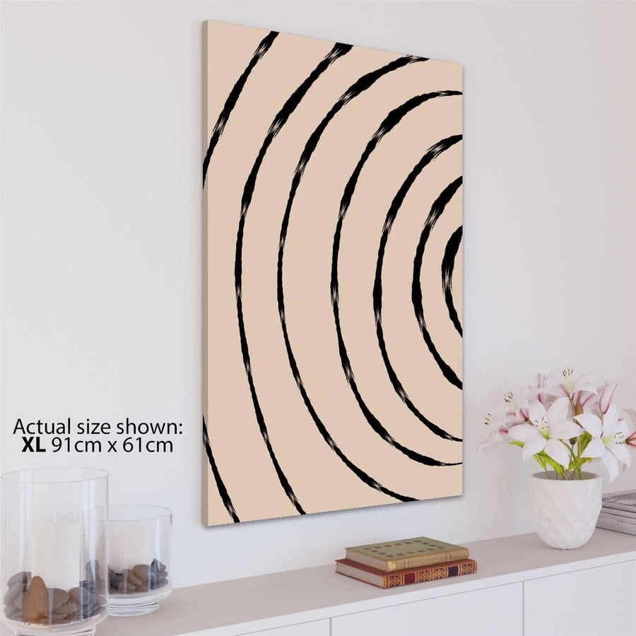 Abstract Black Natural Line Drawing Canvas Art Pictures