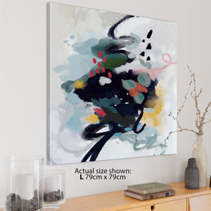 Abstract Multi Coloured Illustration Canvas Art Prints