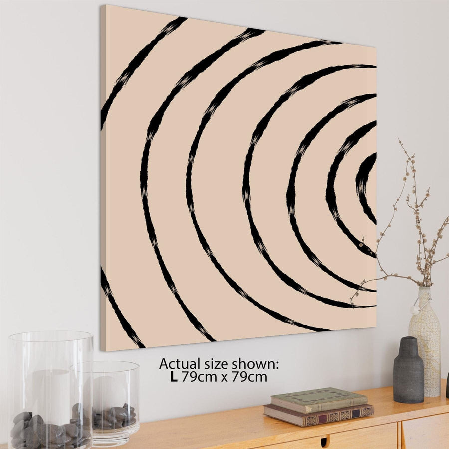 Abstract Black Natural Line Drawing Canvas Art Pictures