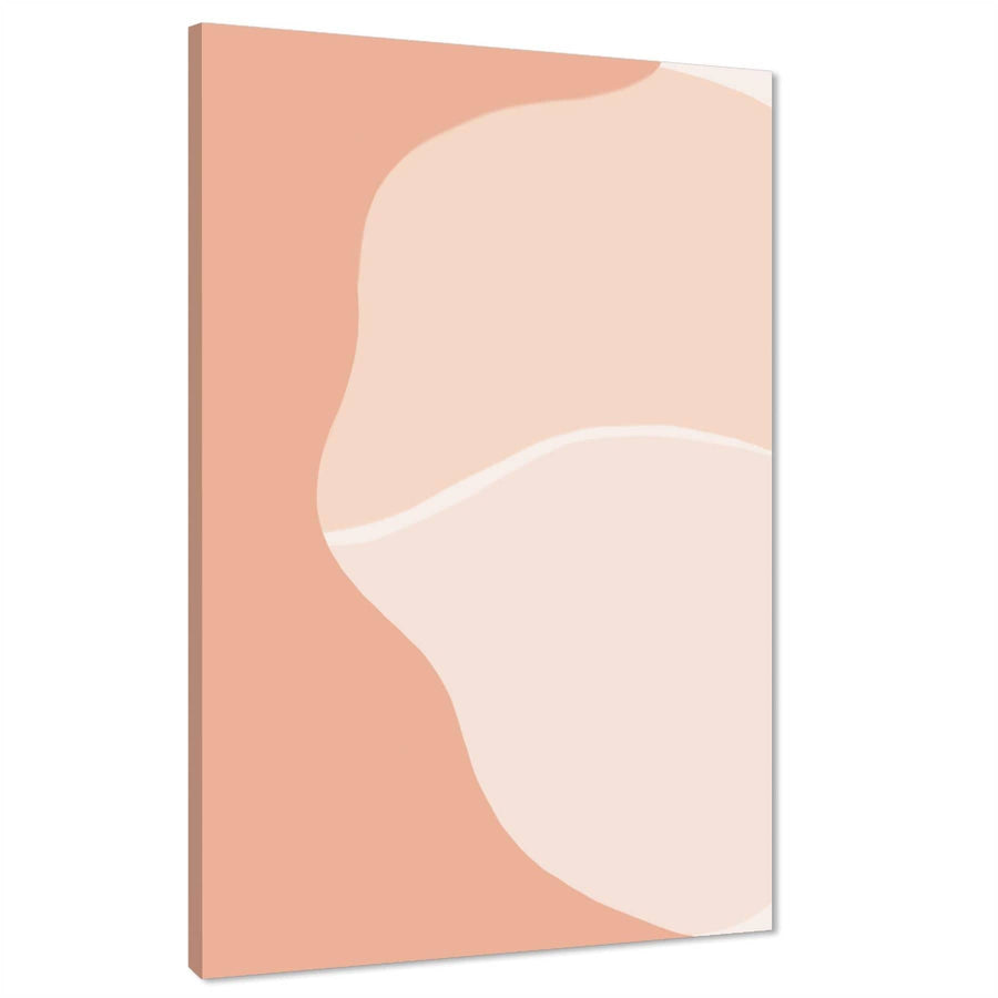 Abstract Pale Pink Watercolour Framed Art Pictures