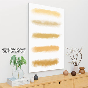 Abstract Coral Brown Graphic Canvas Art Pictures