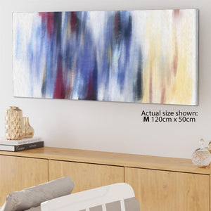 Abstract Multi Coloured Brush Strokes Canvas Art Prints