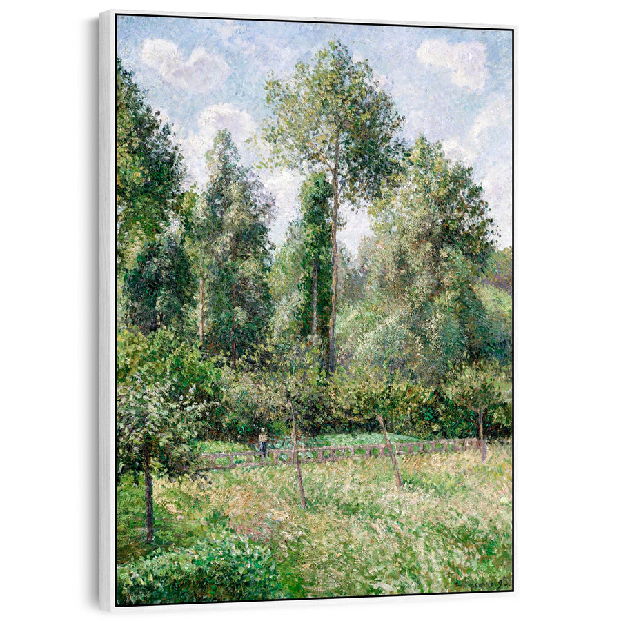 Camille Pissarro Artwork Canvas Print Framed Trees Poplars Eragny