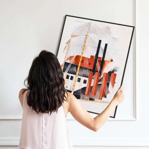 Charles Demuth Artwork Canvas Print Framed Piano Mover's Holiday 1919